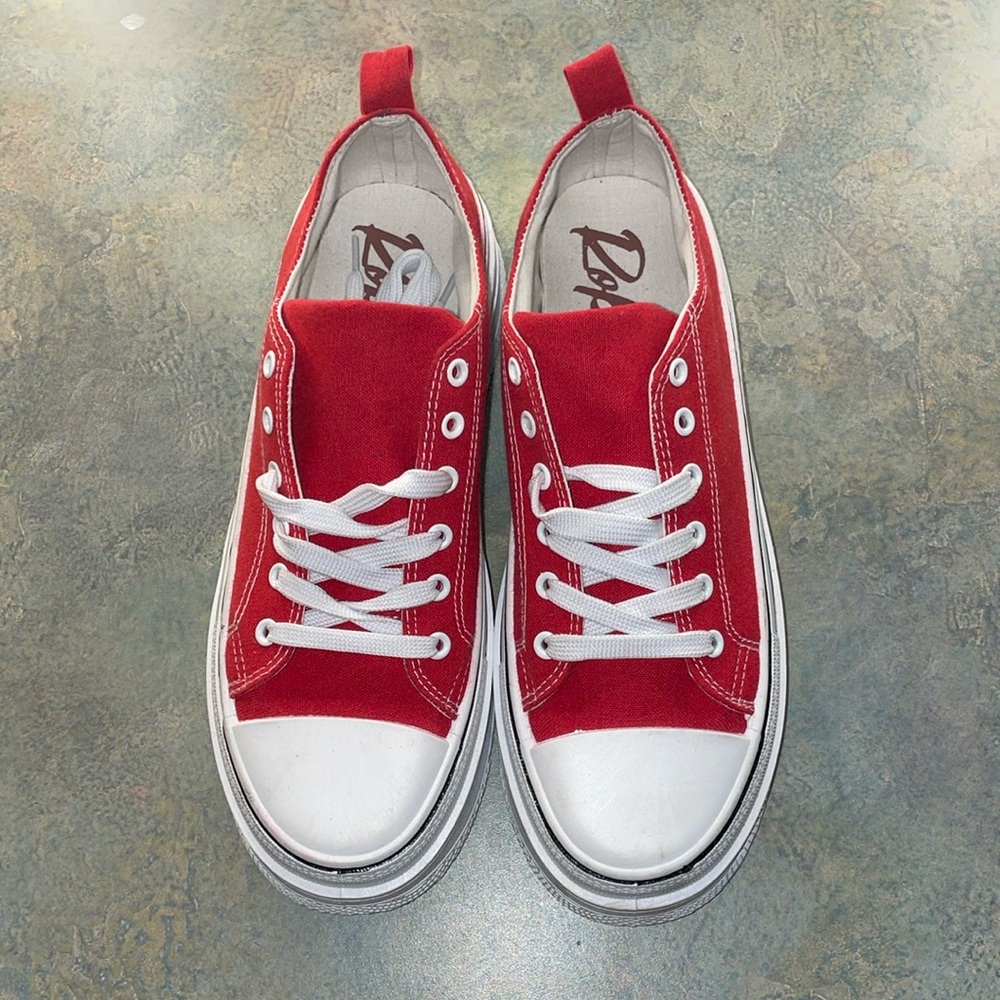 Red Off Brand Converse